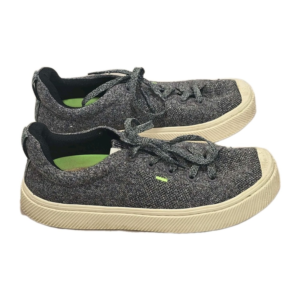 Cariuma Knit Sneakers Gray Green Men's 9.5 Women's 11  GUC Streetwear Casual ♻️‎